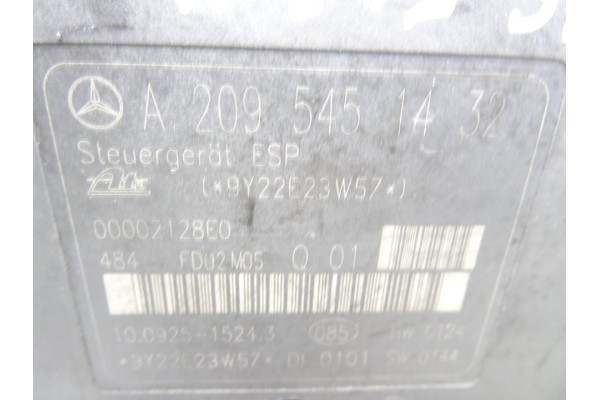 A2095451432  ABS MERCEDES-BENZ CLASE C (BM 203) SPORTCOUPE C 220 CDI (203.706) 2002 A2095451432 217155 MERCEDES-BENZ - 2