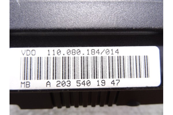 A2035401947 CUADRO INSTRUMENTOS MERCEDES-BENZ CLASE C (BM 203) SPORTCOUPE C 220 CDI (203.706) 2002 A2035401947 217167 MERCEDES-B