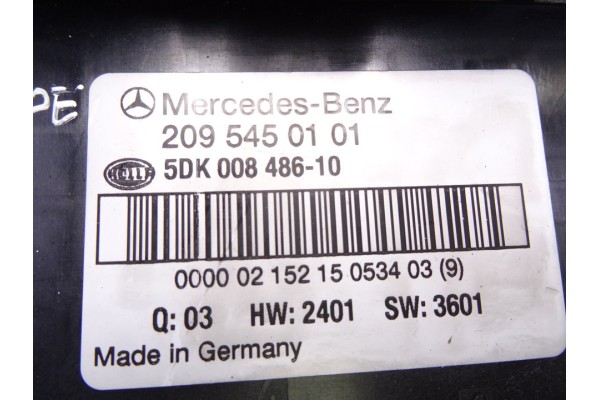 2095450101  CAJA RELES / FUSIBLES MERCEDES-BENZ CLASE C (BM 203) SPORTCOUPE C 220 CDI (203.706) 2002 2095450101 217177 MERCEDES-