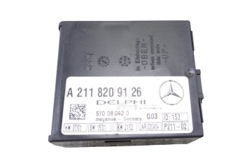 A2118209126 MODULO ELECTRONICO MERCEDES-BENZ CLASE C (BM 203) SPORTCOUPE C 220 CDI (203.706) 2002 A2118209126 217183 MERCEDES-BE