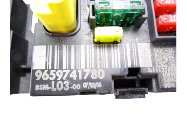 9659741780 CAJA RELES / FUSIBLES CITROEN C3