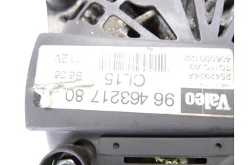 9646321780  ALTERNADOR CITROEN C3 1.4 HDi Exclusive 2006 9646321780 217346 CITROEN - 3