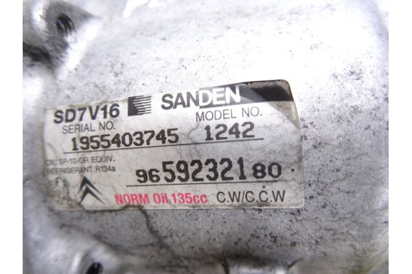 9659232180 COMPRESOR AIRE ACONDICIONADO CITROEN XSARA PICASSO