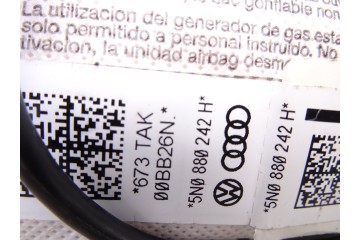 5N0880242H  AIRBAG LATERAL DERECHO VOLKSWAGEN TIGUAN (5N2) T1 BlueMotion 2016 5N0880242H 217404 VOLKSWAGEN - 1