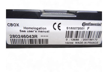 280246043R  MODULO ELECTRONICO RENAULT SCENIC III (JZ) Dynamique 2010 280246043R 217631 RENAULT - 3