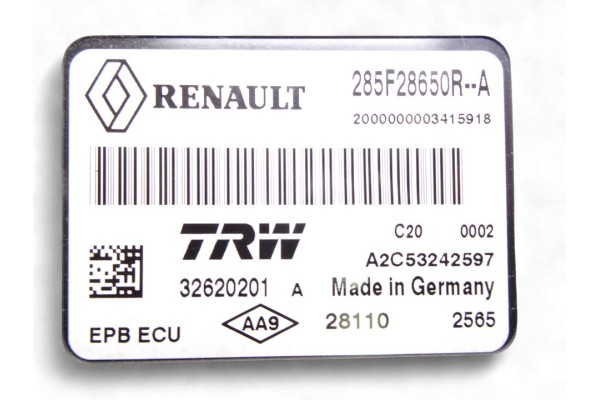 285F28650R MODULO ELECTRONICO RENAULT SCENIC III (JZ) Dynamique 2010 285F28650R 217630 RENAULT - 3
