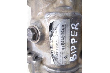 9684480480  COMPRESOR AIRE ACONDICIONADO PEUGEOT BIPPER Básico 2010 9684480480 217650 PEUGEOT - 2