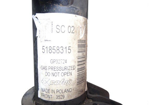 51858315 AMORTIGUADOR DELANTERO DERECHO PEUGEOT BIPPER Básico 2010 51858315 217651 PEUGEOT - 1