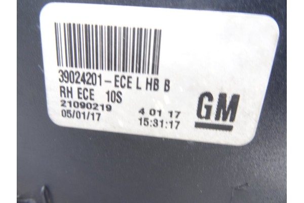 39024201 PILOTO TRASERO DERECHO OPEL INSIGNIA BERLINA Expression 2017 39024201 214388 OPEL - 2