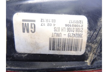 39024219 PILOTO TRASERO IZQUIERDO INTERIOR OPEL INSIGNIA BERLINA Expression 2017 39024219 217682 OPEL - 1