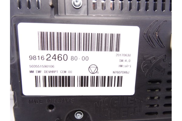 9816246080 PANTALLA MULTIFUNCION CITROEN C3