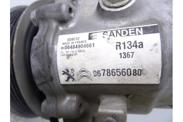 9678656080 COMPRESOR AIRE ACONDICIONADO PEUGEOT PARTNER FURGÓN