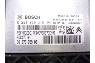 9807885980 CENTRALITA MOTOR UCE PEUGEOT PARTNER FURGÓN