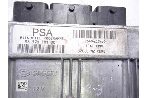 9649433980 CENTRALITA MOTOR UCE CITROEN C3