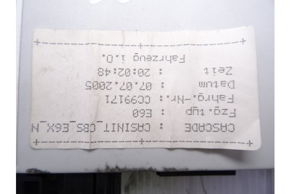 6965050 MODULO ELECTRONICO BMW SERIE 5 BERLINA (E60)