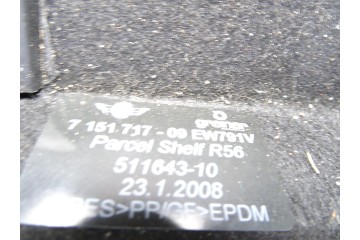 7151717 BANDEJA TRASERA MINI MINI (R56)