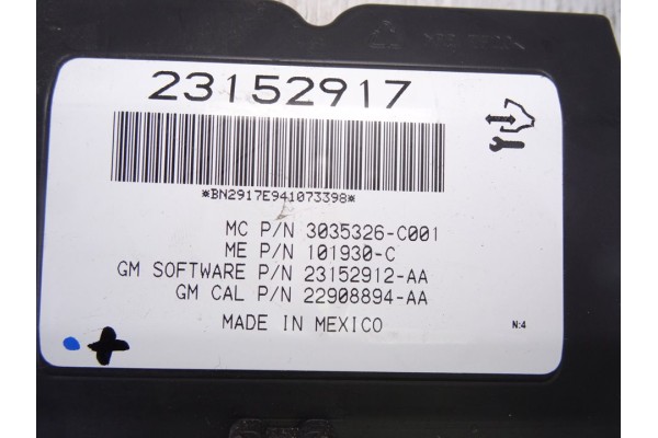 23152917 MODULO ELECTRONICO OPEL INSIGNIA SPORTS TOURER