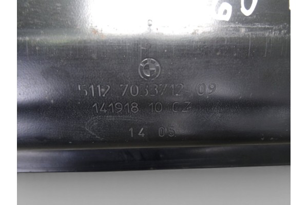 7033712 REFUERZO PARAGOLPES TRASERO BMW SERIE 5 BERLINA (E60)