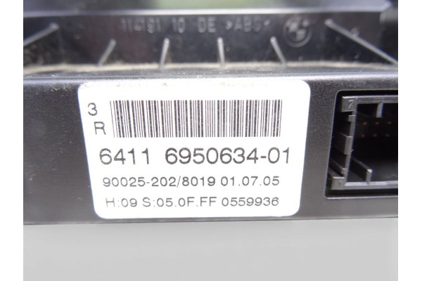 6950634 MANDO CLIMATIZADOR BMW SERIE 5 BERLINA (E60)