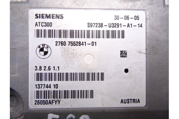 7552841 CENTRALITA CAMBIO AUTOMATICO BMW SERIE 5 BERLINA (E60)
