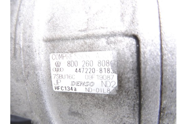 8D0260808 COMPRESOR AIRE ACONDICIONADO VOLKSWAGEN PASSAT BERLINA (3B3)