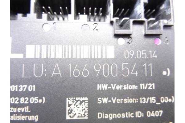 A1669005411 MODULO ELECTRONICO MERCEDES-BENZ CLASE CLA (BM 117)