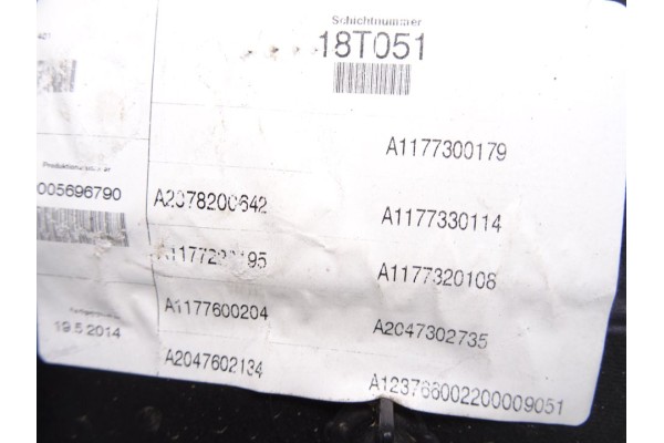 6 PIN ELEVALUNAS TRASERO IZQUIERDO MERCEDES-BENZ CLASE CLA (BM 117)