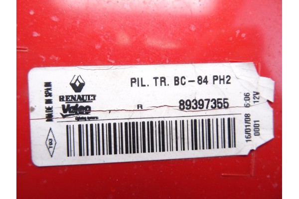 89397355 PILOTO TRASERO DERECHO RENAULT MEGANE II BERLINA 5P