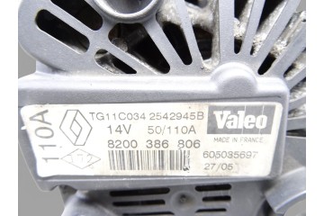 8200386806 ALTERNADOR RENAULT MEGANE II BERLINA 5P