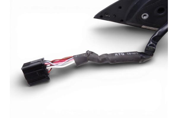 NEGRO RETROVISOR DERECHO MG HS