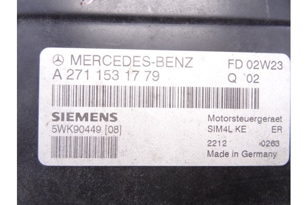 A2711531779 CENTRALITA MOTOR UCE MERCEDES-BENZ CLASE C (BM 203) SPORTCOUPE