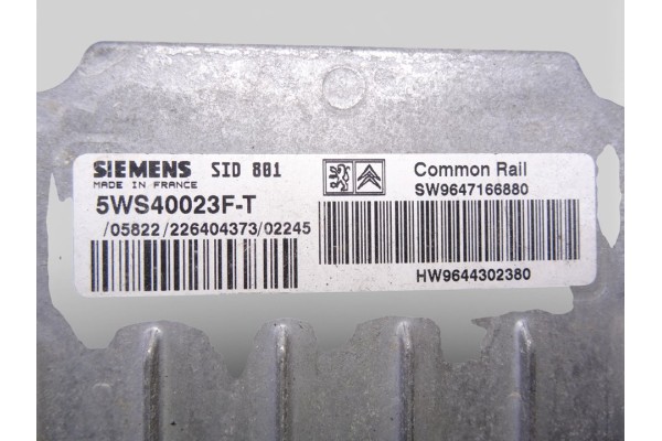 9647166880 CENTRALITA MOTOR UCE CITROEN XSARA BERLINA