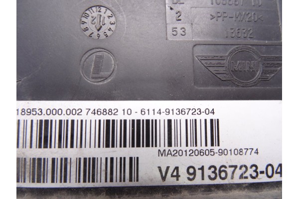 9136723 CAJA RELES / FUSIBLES MINI CABRIO (R57)