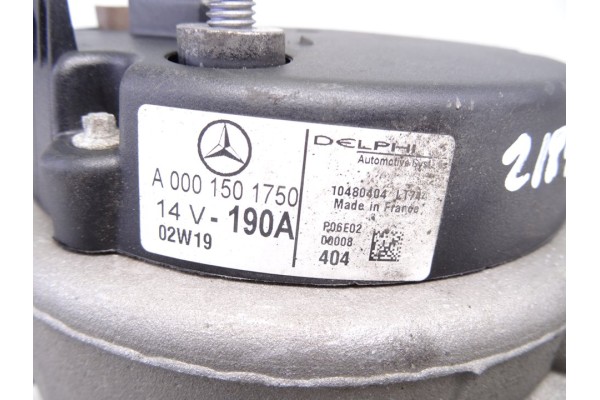 A0001501750 ALTERNADOR MERCEDES-BENZ CLASE C (BM 203) BERLINA