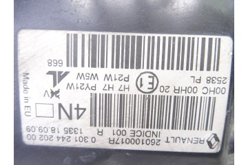 260100017R FARO DERECHO RENAULT MEGANE III SPORT TOURER