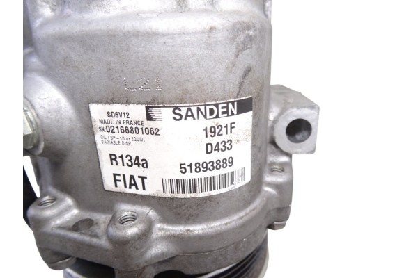 51893889 COMPRESOR AIRE ACONDICIONADO FIAT II DOBLÒ (263) CARGO