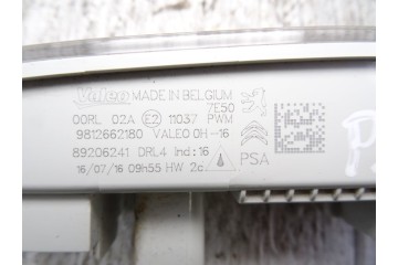 9812662180 PILOTO DELANTERO IZQUIERDO PEUGEOT 308 SW