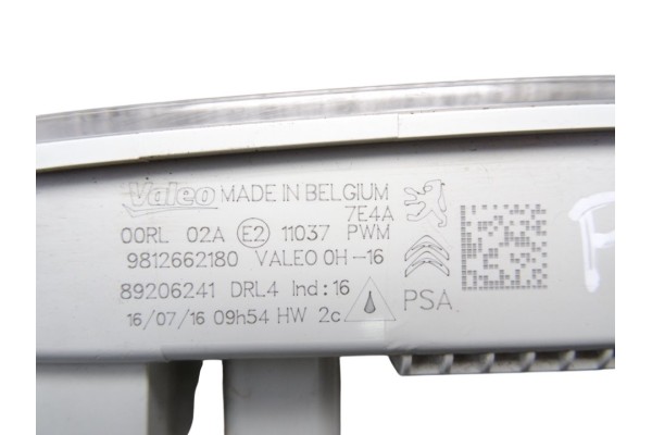 9812662180 PILOTO DELANTERO DERECHO PEUGEOT 308 SW