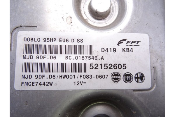 52152605 CENTRALITA MOTOR UCE FIAT II DOBLÒ (263) CARGO