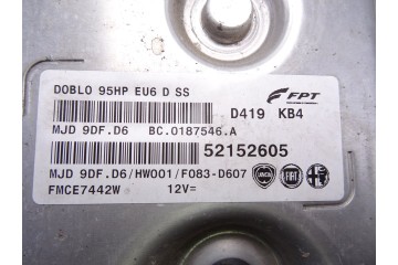 52152605 CENTRALITA MOTOR UCE FIAT II DOBLÒ (263) CARGO