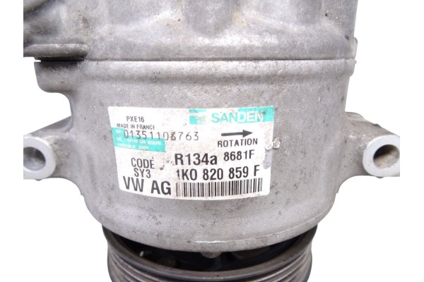 1K0820859F COMPRESOR AIRE ACONDICIONADO SEAT ALTEA XL (5P5)