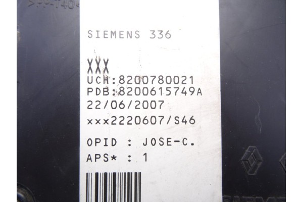 8200780021 CAJA RELES / FUSIBLES RENAULT MEGANE II GRANDTOUR