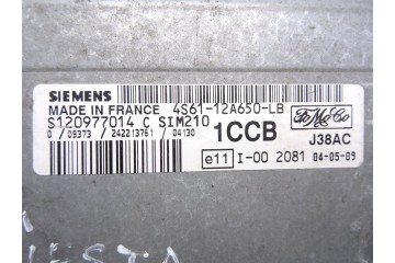 4S6112A650LB CENTRALITA MOTOR UCE FORD FIESTA (CBK)