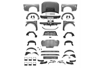 FORD F 150 RAPTOR 2021 MASK BUMPER FRONT REAR OVERLAY SET BODY KIT