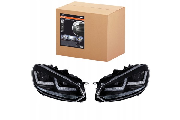 Osram LED lamps HL 102 BK Volkswagen Golf VI Black