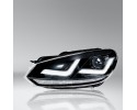 Osram LED lamps HL 102 BK Volkswagen Golf VI Black Installation side left right