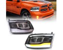 DODGE RAM 1500 09 18 FULL LED LAMPS VLAND SET OF 4 GEN HEADLIGHTS