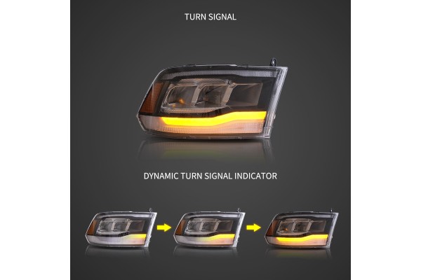 DODGE RAM 1500 09 18 FULL LED LAMPS VLAND SET OF 4 GEN HEADLIGHTS Part manufacturer VLAND