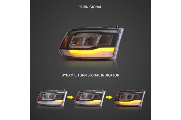 DODGE RAM 1500 09 18 FULL LED LAMPS VLAND SET OF 4 GEN HEADLIGHTS Part manufacturer VLAND