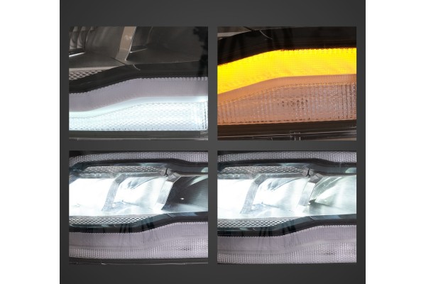 DODGE RAM 1500 09 18 FULL LED LAMPS VLAND SET OF 4 GEN HEADLIGHTS Catalog number of the part YAX RM 6002 NP31A